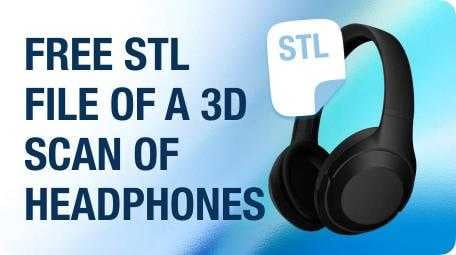 Free STL File of A 3D Scan of Headphones