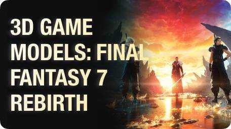 3D Game Models-Final Fantasy 7 Rebirth