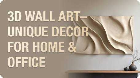 3D Wall Art–Unique Decor for Home & Office
