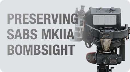 Preserving SABS MKIIA Bombsight at Boscombe Down Aviation Collection